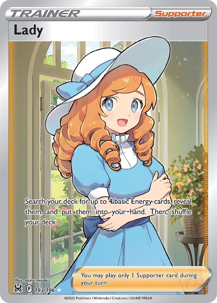 Lady 193/247 — Lost Origin (English Pokémon TCG card)