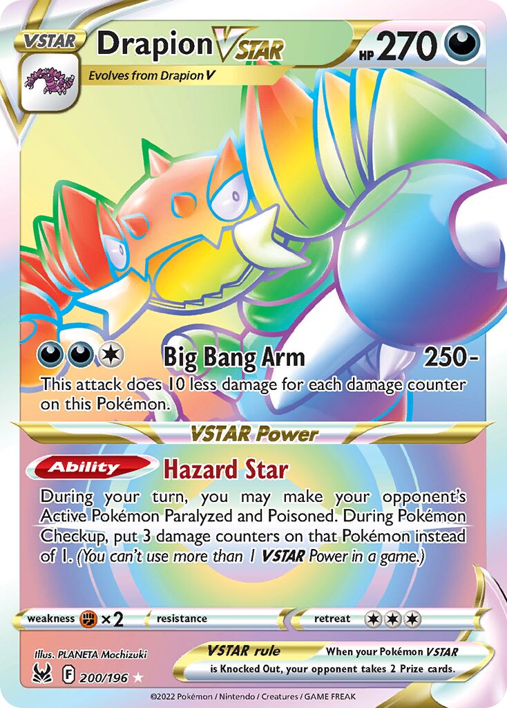 Drapion VSTAR 200/247 — Lost Origin (English Pokémon TCG card)