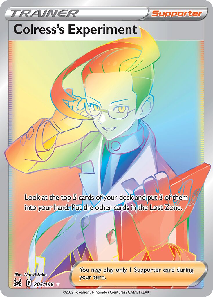 Colress's Experiment 205/247 — Lost Origin (English Pokémon TCG card)
