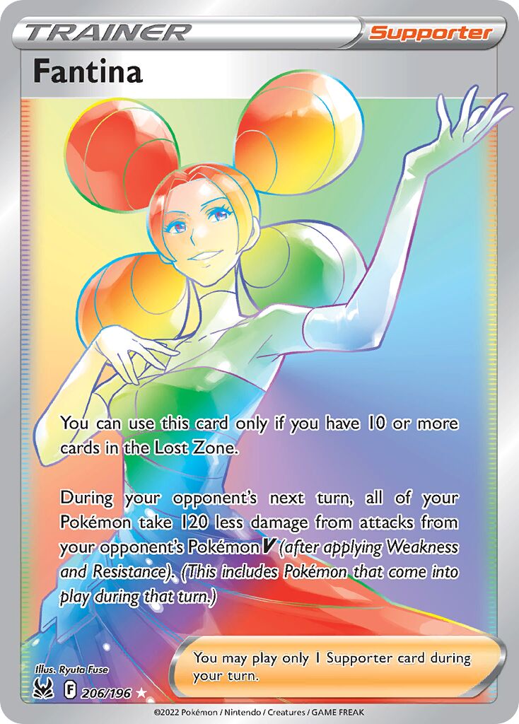 Fantina 206/247 — Lost Origin (English Pokémon TCG card)