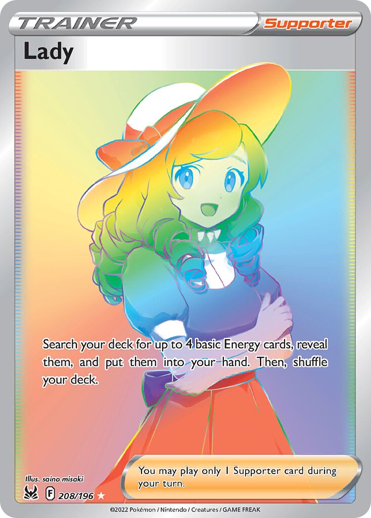 Lady 208/247 — Lost Origin (English Pokémon TCG card)