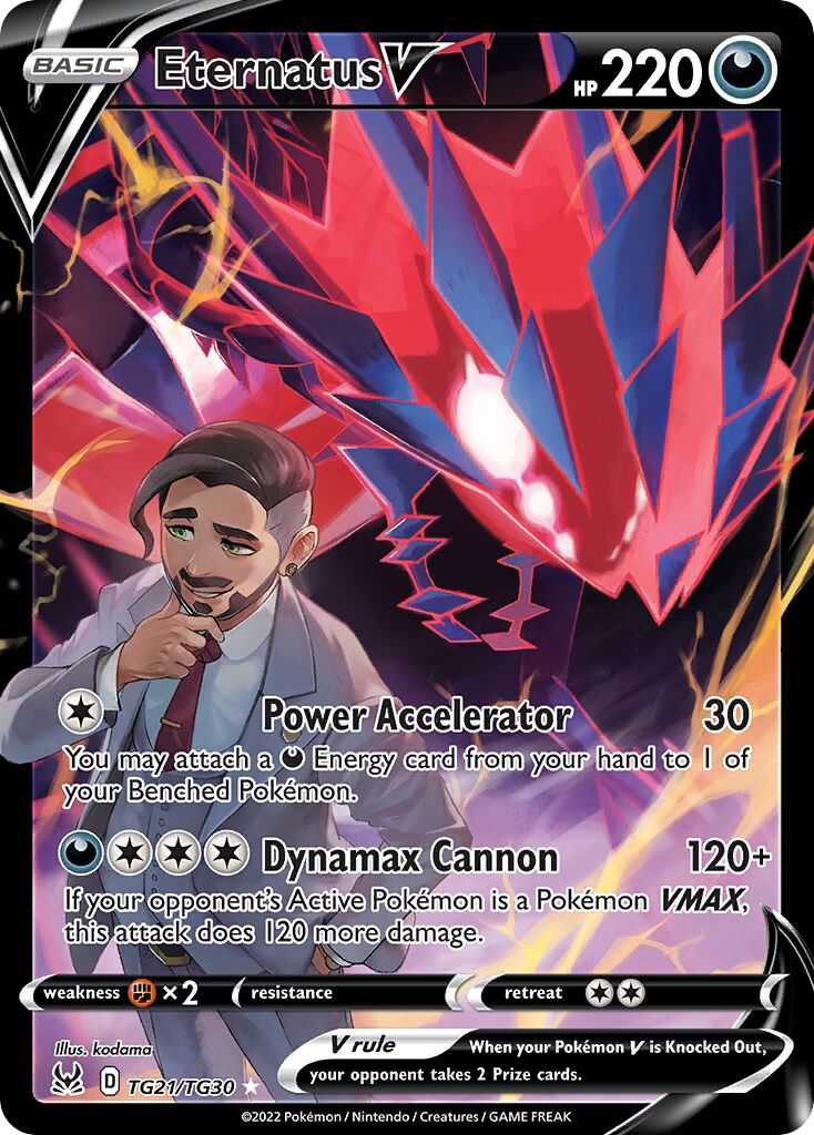 Eternatus V TG21 — Lost Origin (English Pokémon TCG card)