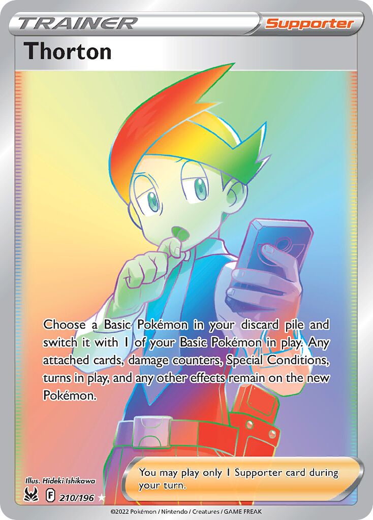 Thorton 210/247 — Lost Origin (English Pokémon TCG card)
