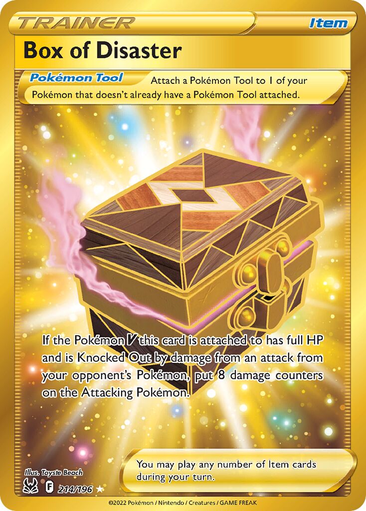 Box of Disaster 214/247 — Lost Origin (English Pokémon TCG card)