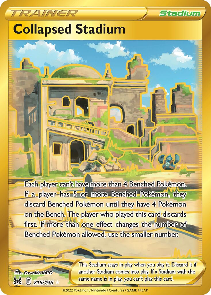 Collapsed Stadium 215/247 — Lost Origin (English Pokémon TCG card)