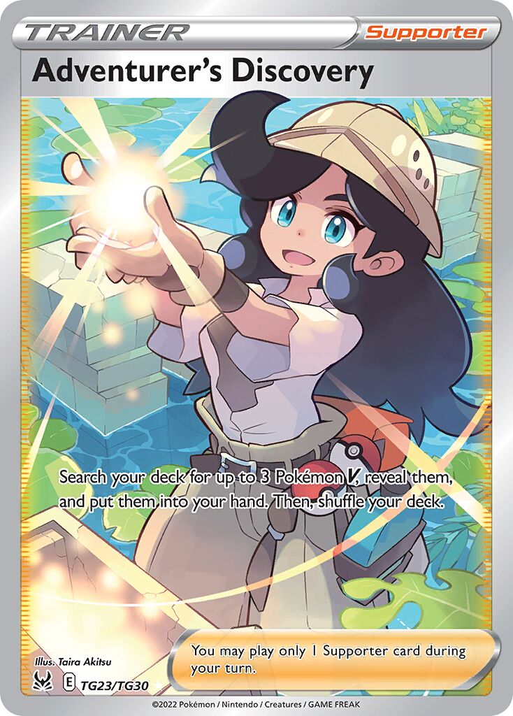 Adventurer's Discovery TG23 — Lost Origin (English Pokémon TCG card)