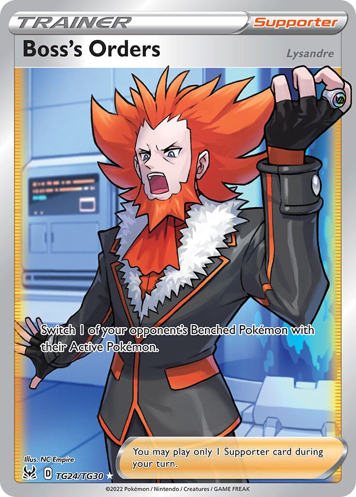 Boss's Orders 024/30 — Lost Origin (Trainer Gallery) (English Pokémon TCG card)