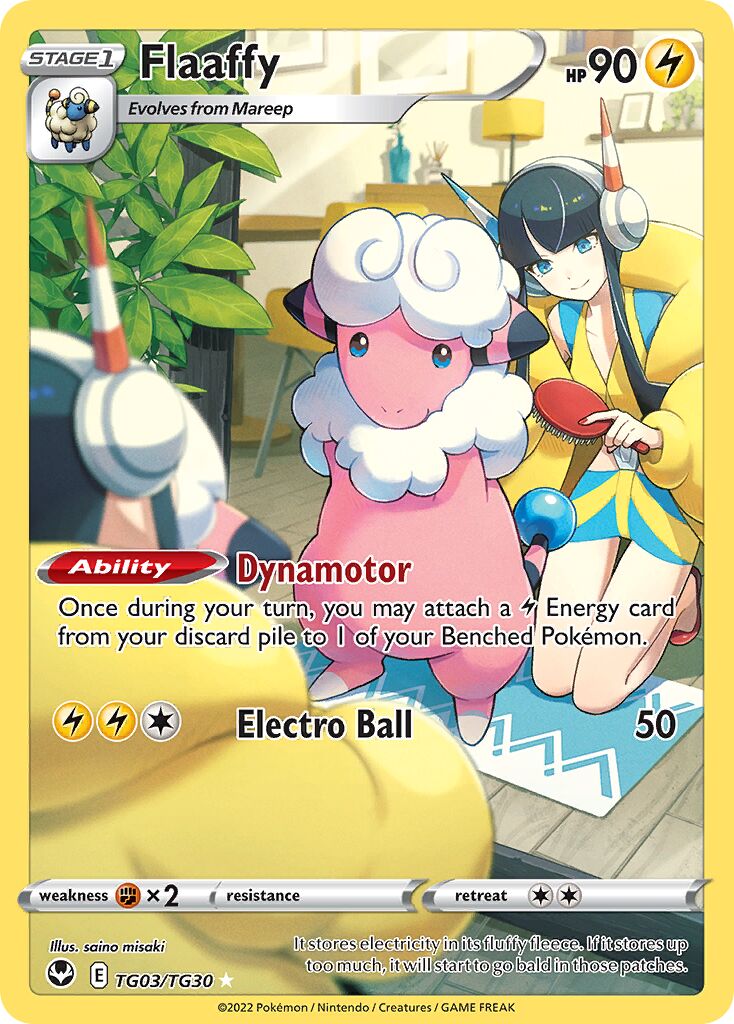 Flaaffy TG03 — Silver Tempest (English Pokémon TCG card)