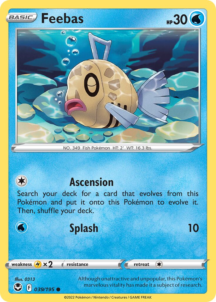 Feebas 039/245 — Silver Tempest (English Pokémon TCG card)
