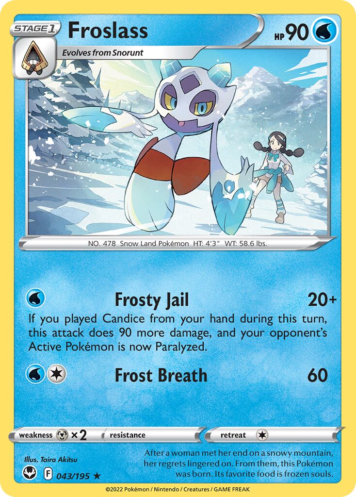 Froslass 043/245 — Silver Tempest (English Pokémon TCG card)