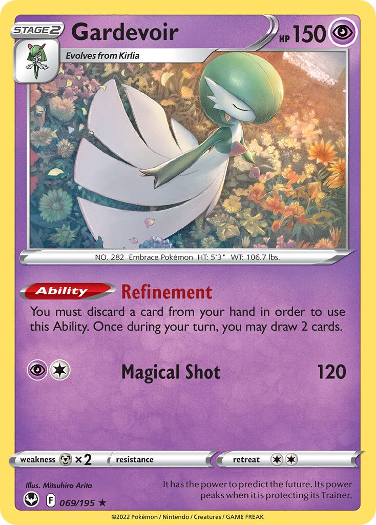 Gardevoir 069/245 — Silver Tempest (English Pokémon TCG card)