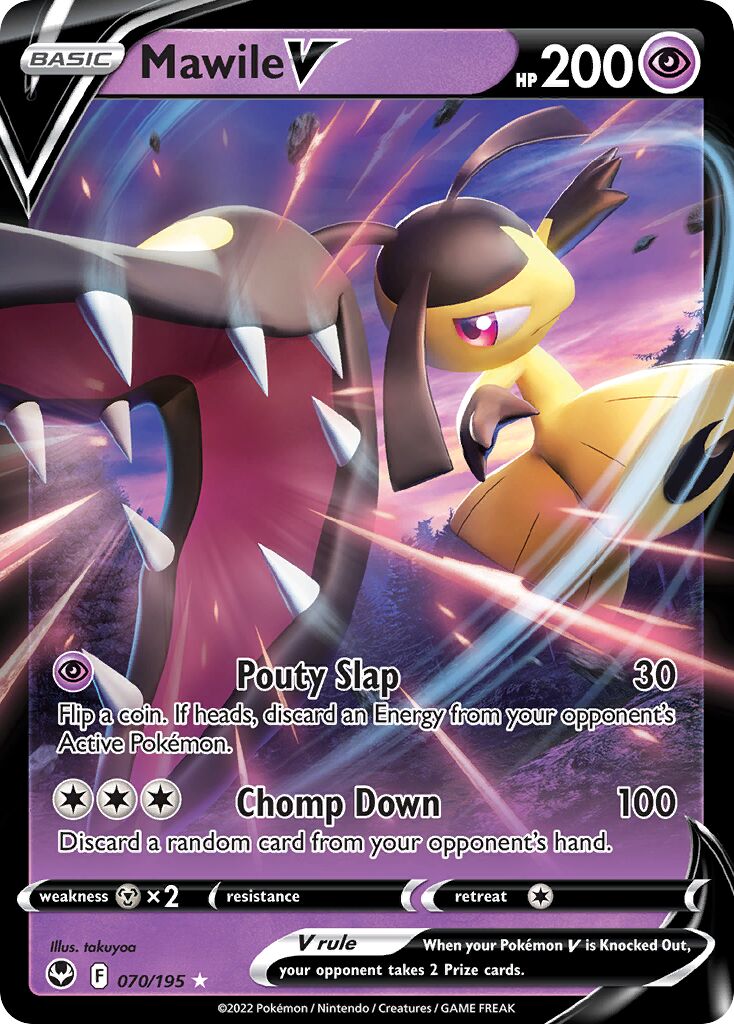 Mawile V 070/245 — Silver Tempest (English Pokémon TCG card)
