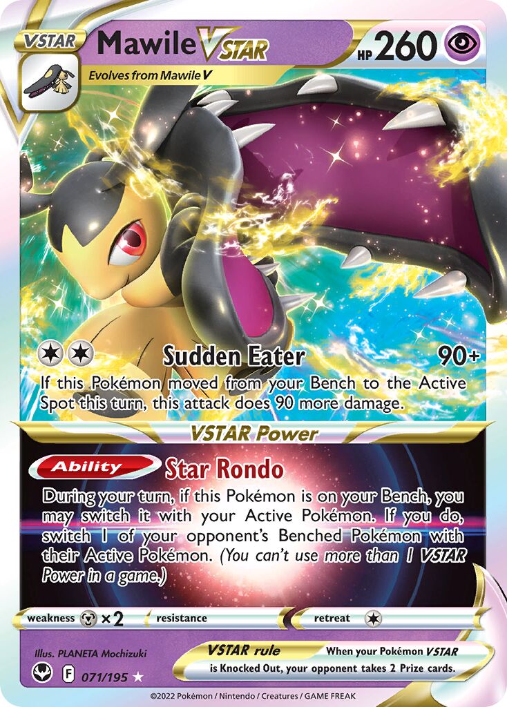 Mawile VSTAR 071/245 — Silver Tempest (English Pokémon TCG card)