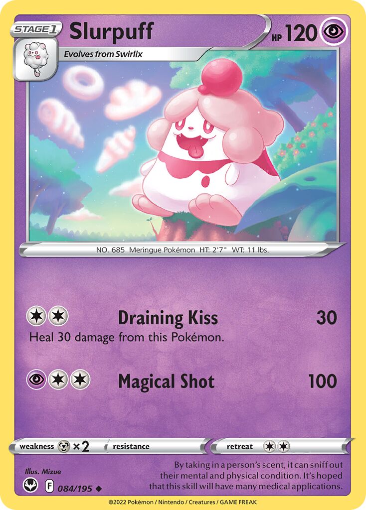 Slurpuff 084/245 — Silver Tempest (English Pokémon TCG card)