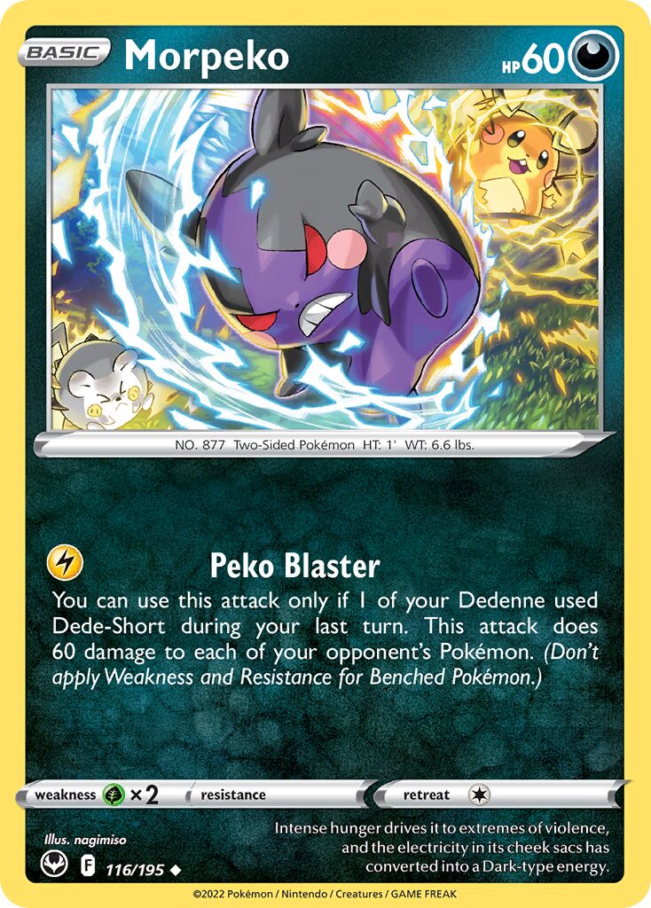 Morpeko 116/245 — Silver Tempest (English Pokémon TCG card)