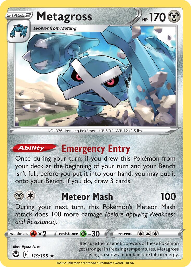 Metagross 119/245 — Silver Tempest (English Pokémon TCG card)