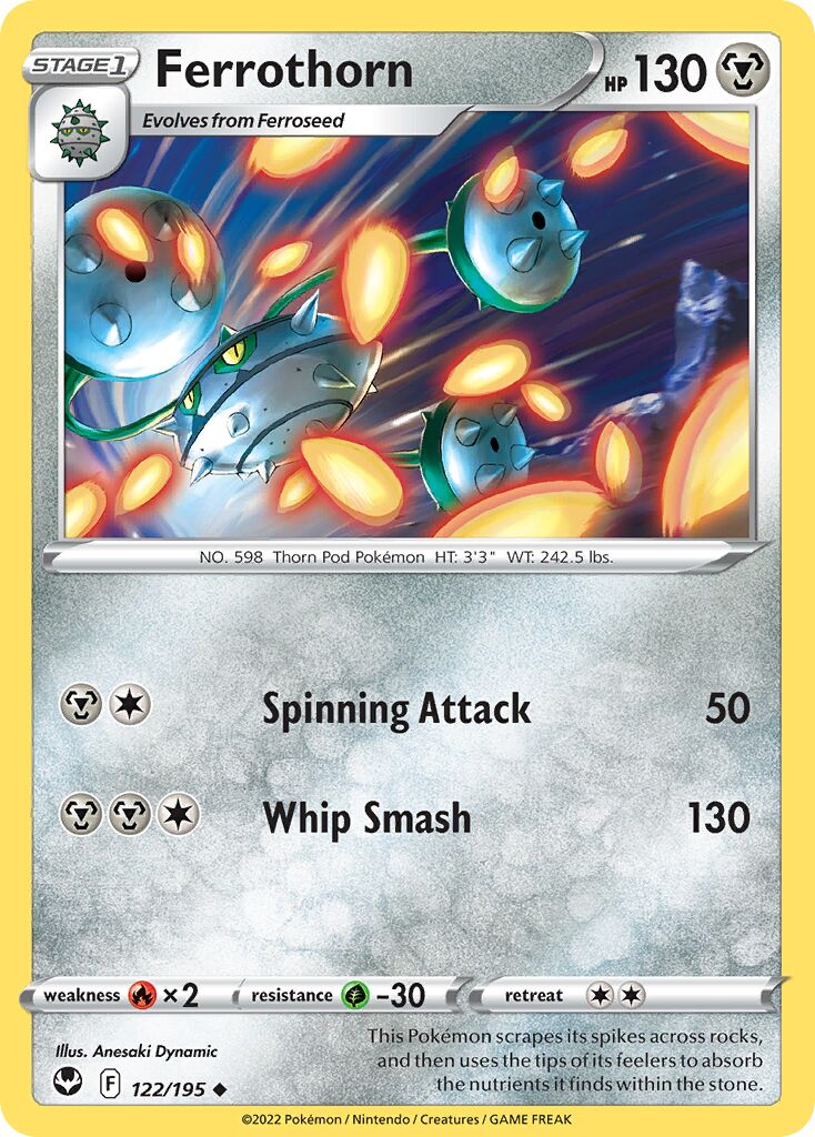 Ferrothorn 122/245 — Silver Tempest (English Pokémon TCG card)