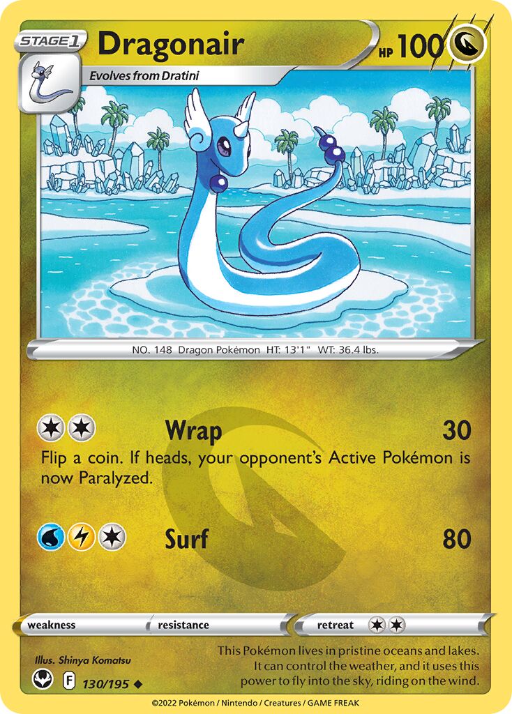 Dragonair 130/245 — Silver Tempest (English Pokémon TCG card)