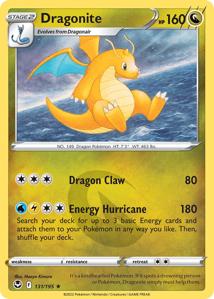 Dragonite 131/245 — Silver Tempest (English Pokémon TCG card)