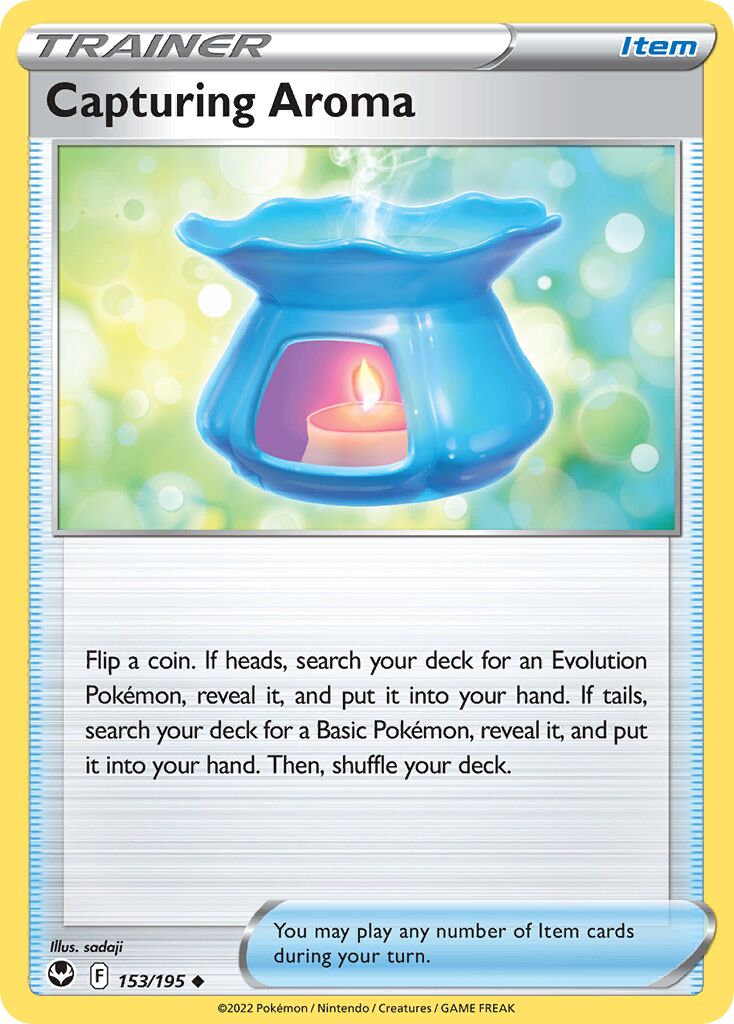 Capturing Aroma 153/245 — Silver Tempest (English Pokémon TCG card)