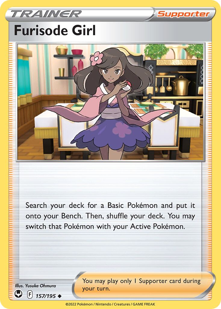 Furisode Girl 157/245 — Silver Tempest (English Pokémon TCG card)
