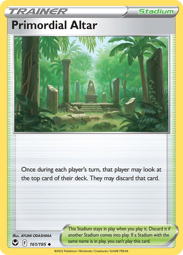Primordial Altar 161/245 — Silver Tempest (English Pokémon TCG card)
