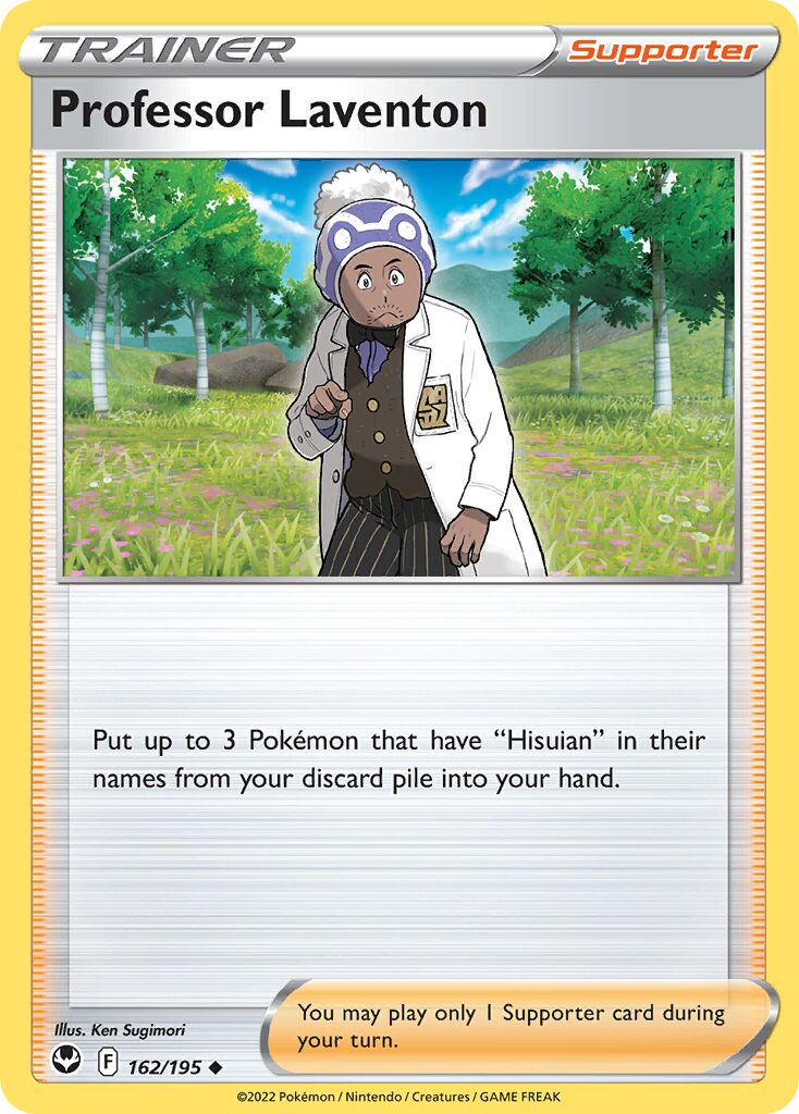Professor Laventon 162/245 — Silver Tempest (English Pokémon TCG card)