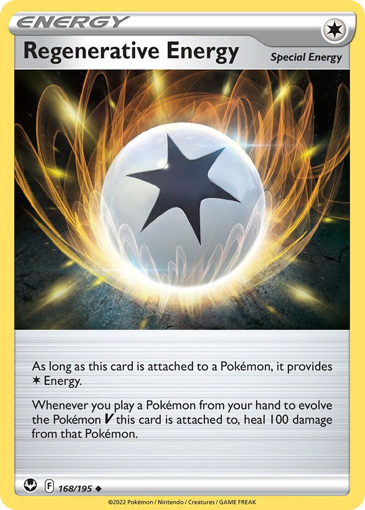 Regenerative Energy 168/245 — Silver Tempest (English Pokémon TCG card)