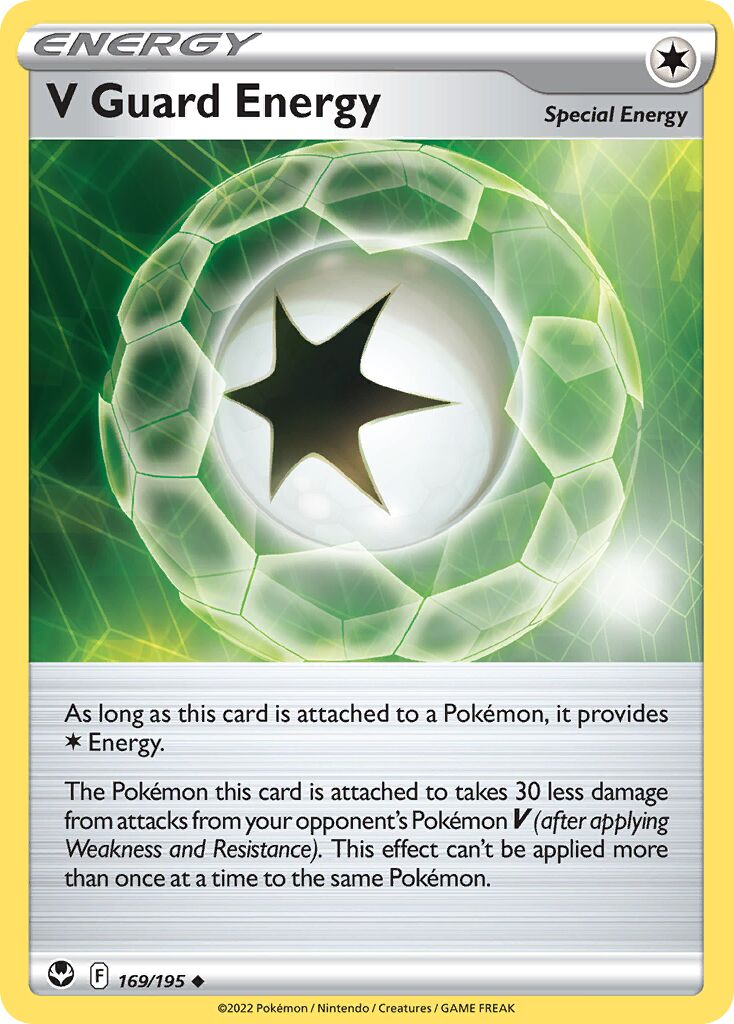 V Guard Energy 169/245 — Silver Tempest (English Pokémon TCG card)