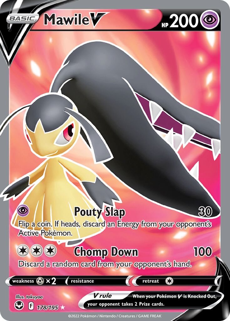 Mawile V 178/245 — Silver Tempest (English Pokémon TCG card)