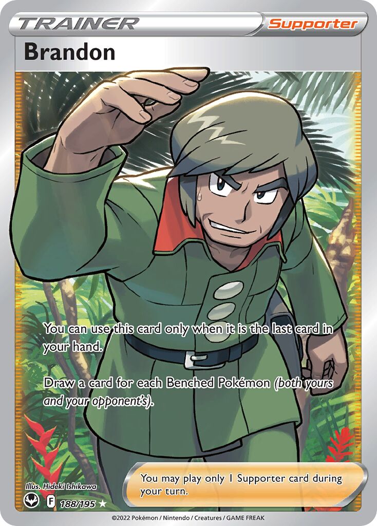 Brandon 188/245 — Silver Tempest (English Pokémon TCG card)