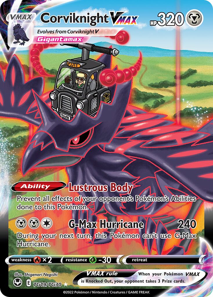 Corviknight VMAX TG19 — Silver Tempest (English Pokémon TCG card)
