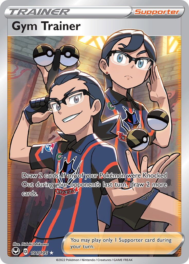 Gym Trainer 191/245 — Silver Tempest (English Pokémon TCG card)