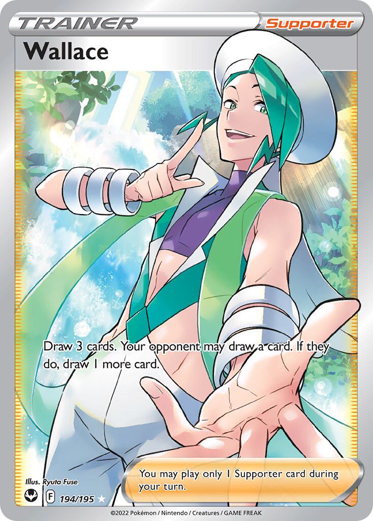 Wallace 194/245 — Silver Tempest (English Pokémon TCG card)