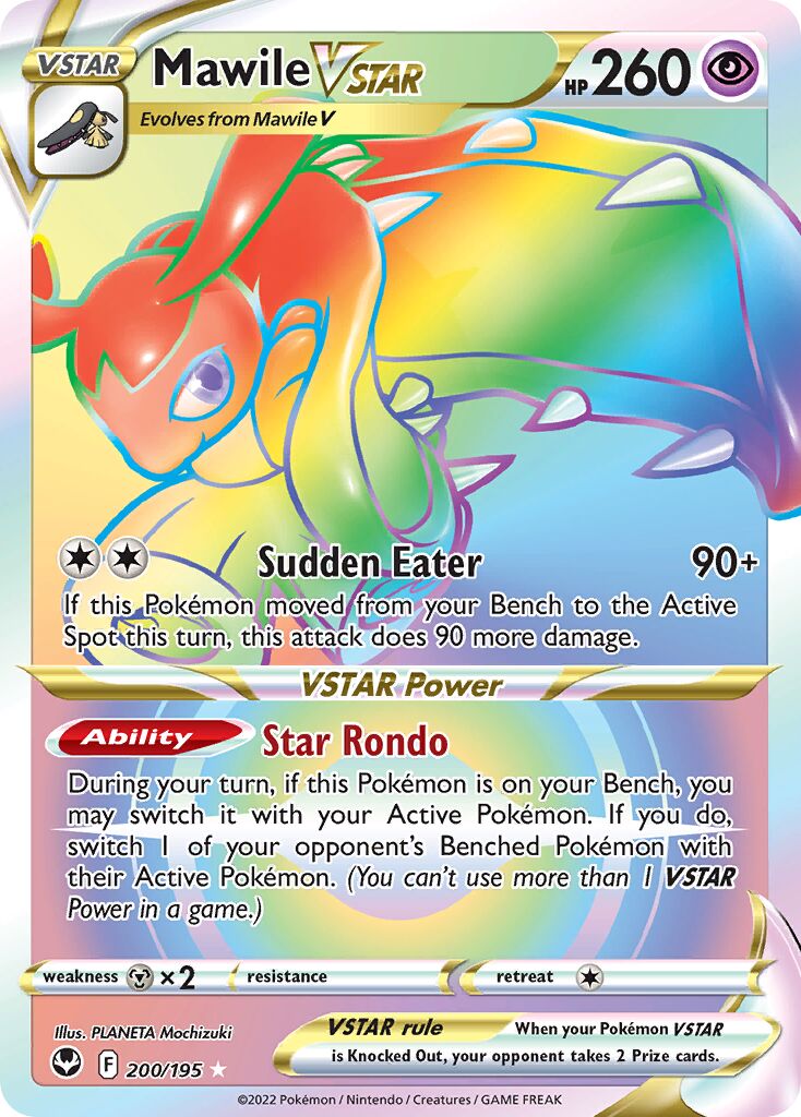 Mawile VSTAR 200/245 — Silver Tempest (English Pokémon TCG card)