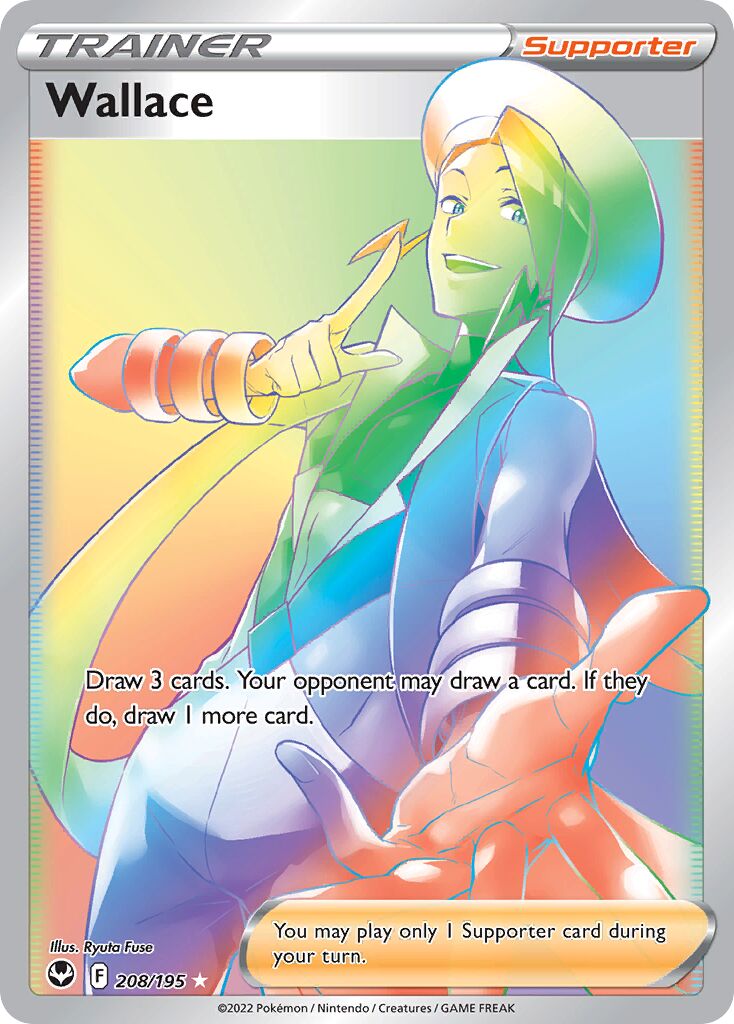 Wallace 208/245 — Silver Tempest (English Pokémon TCG card)