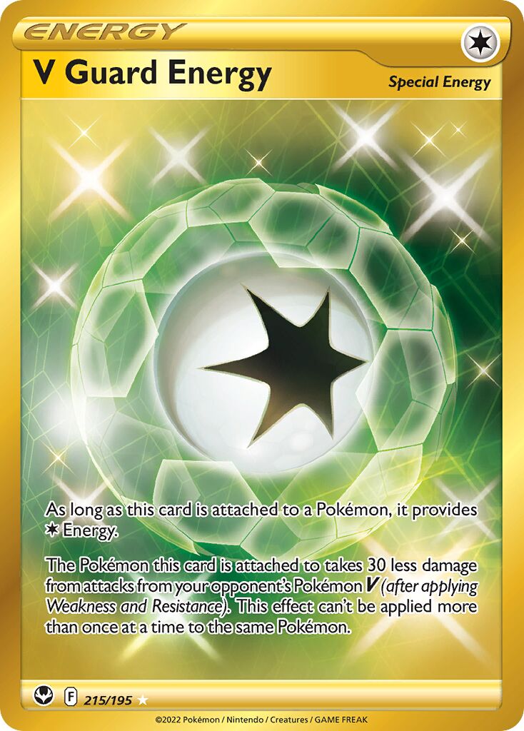 V Guard Energy 215/245 — Silver Tempest (English Pokémon TCG card)