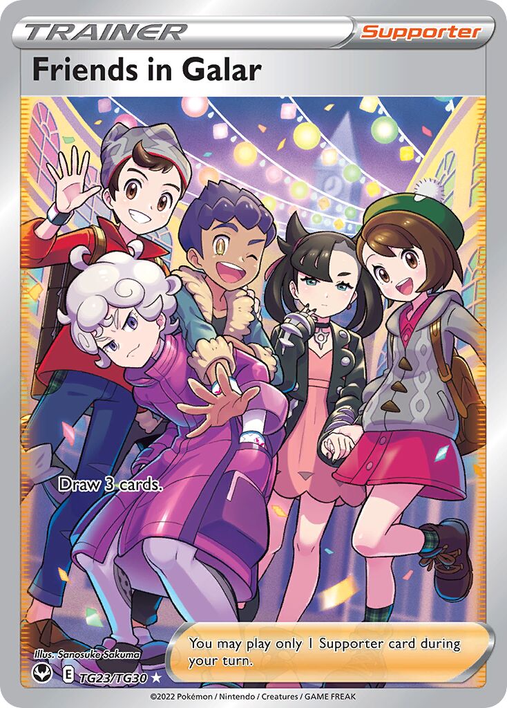 Friends in Galar TG23 — Silver Tempest (English Pokémon TCG card)