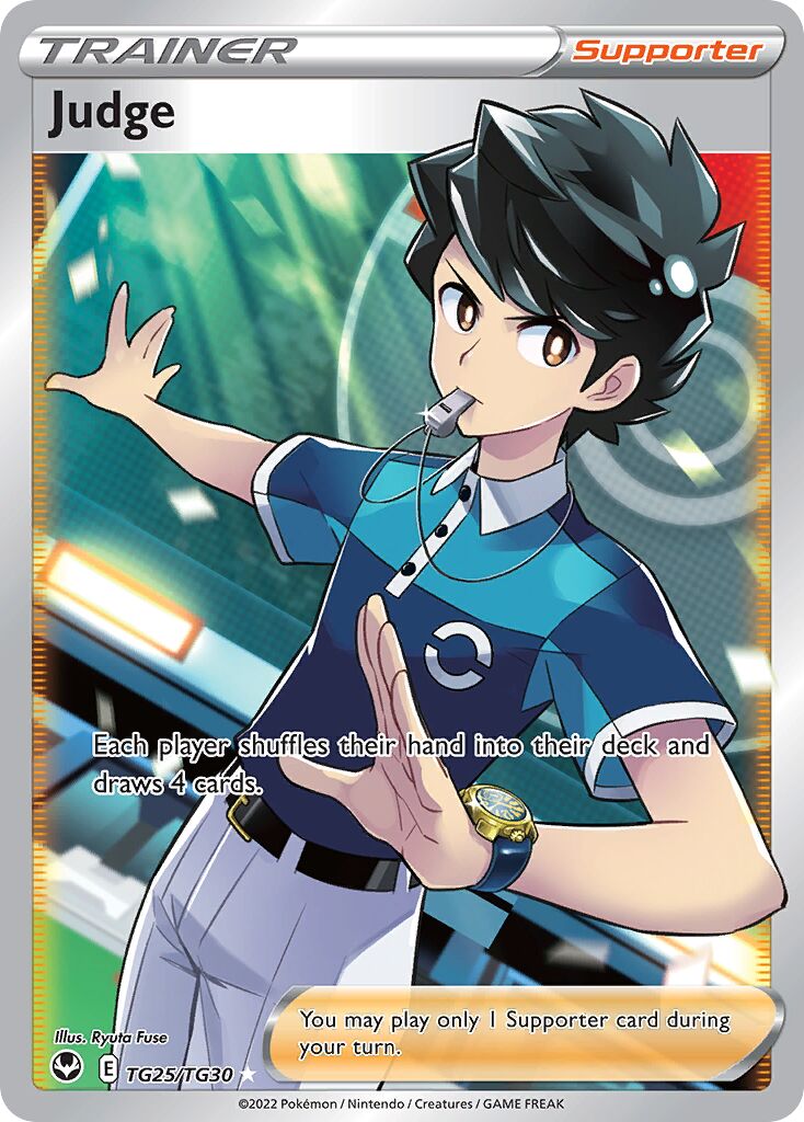 Judge TG25 — Silver Tempest (English Pokémon TCG card)