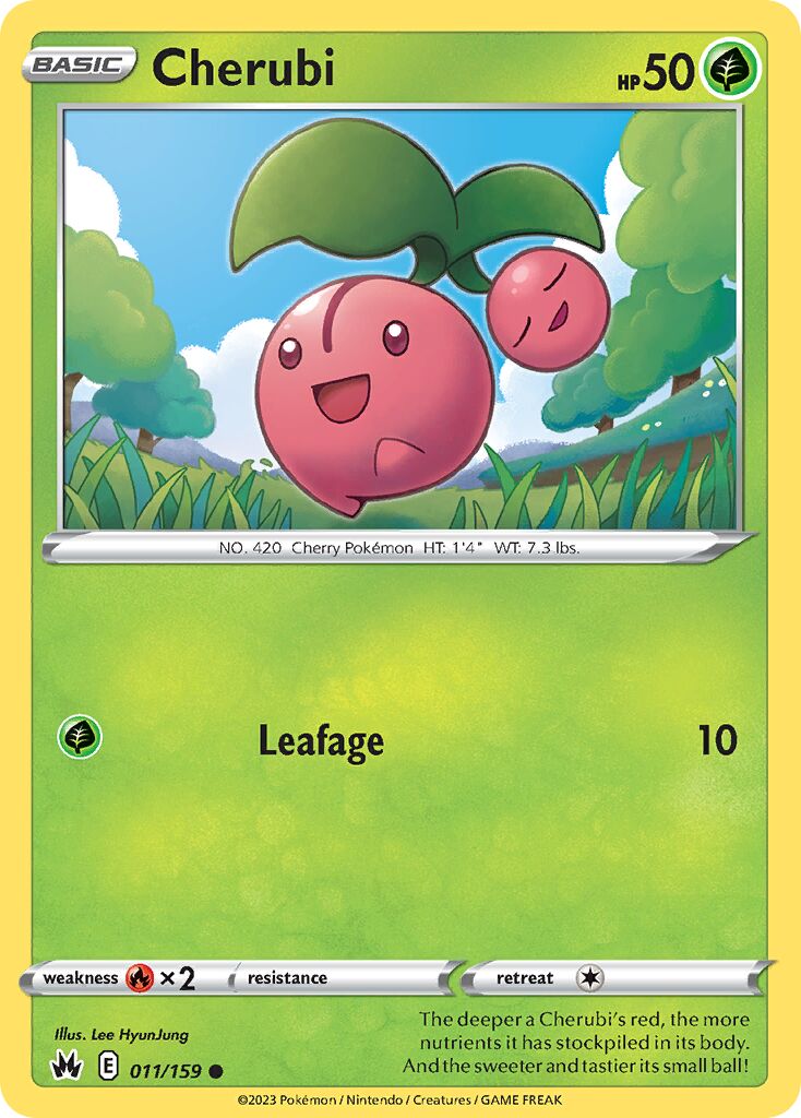 Cherubi 011/230 — Crown Zenith (English Pokémon TCG card)