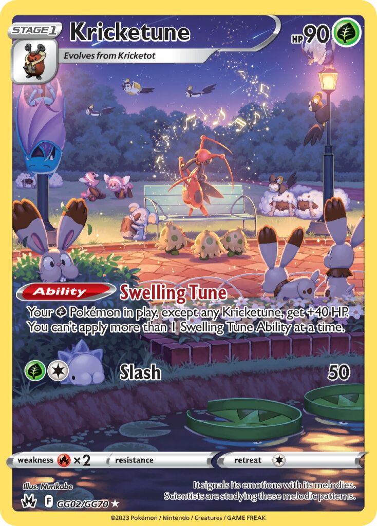 Kricketune 002/230 — Crown Zenith (English Pokémon TCG card)