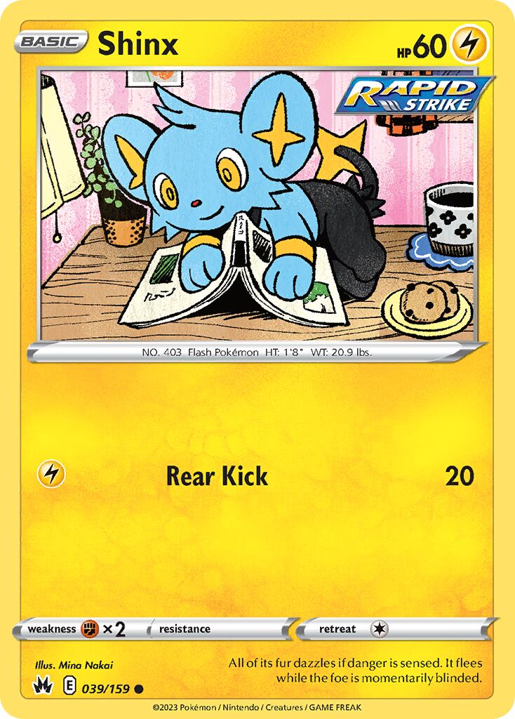 Shinx 039/230 — Crown Zenith (English Pokémon TCG card)