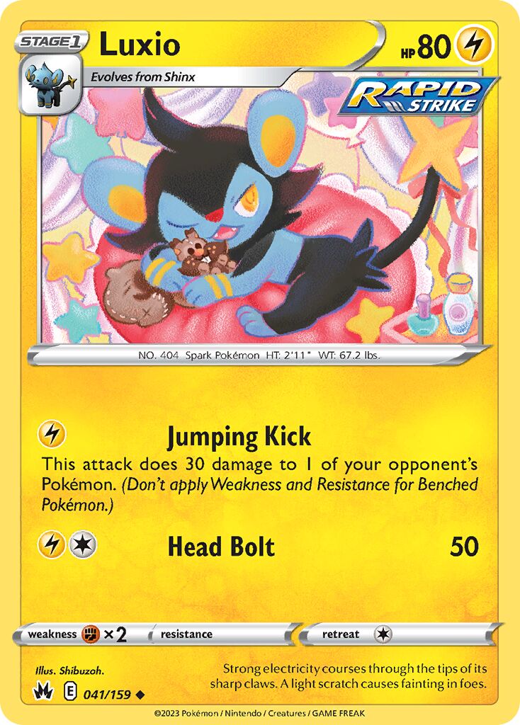 Luxio 041/230 — Crown Zenith (English Pokémon TCG card)