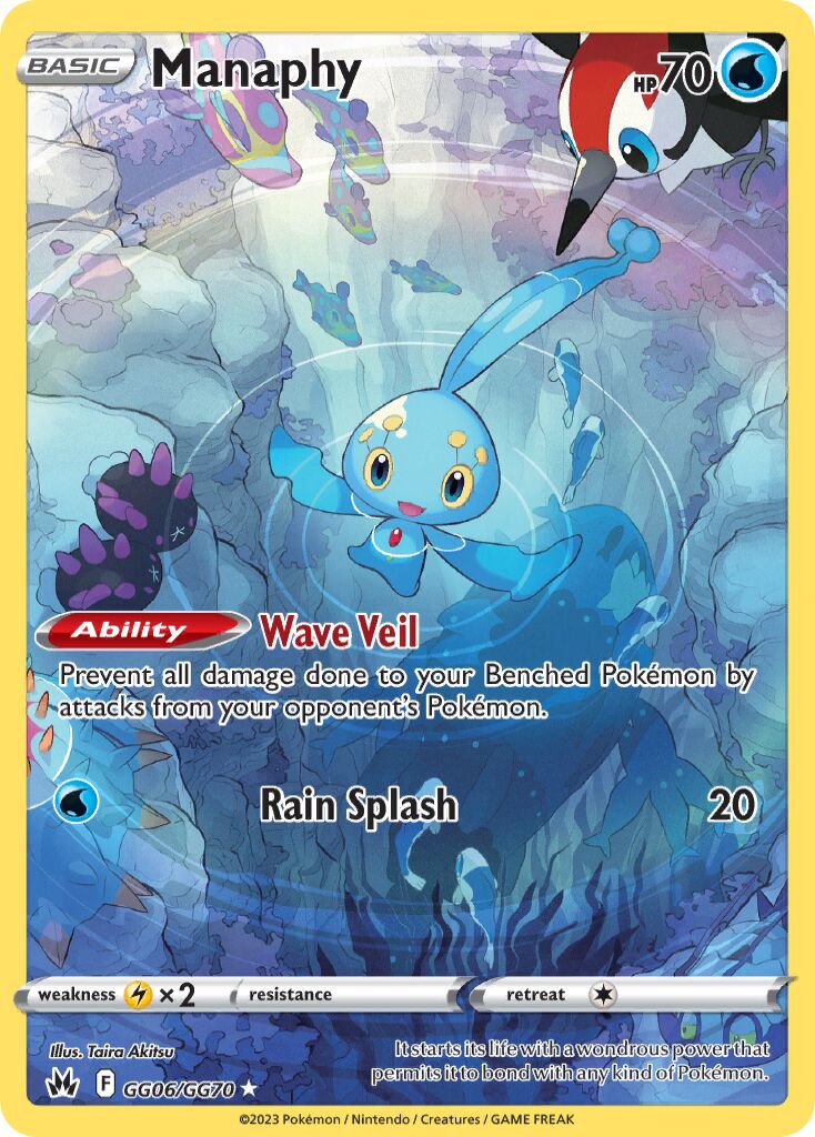 Manaphy 006/230 — Crown Zenith (English Pokémon TCG card)