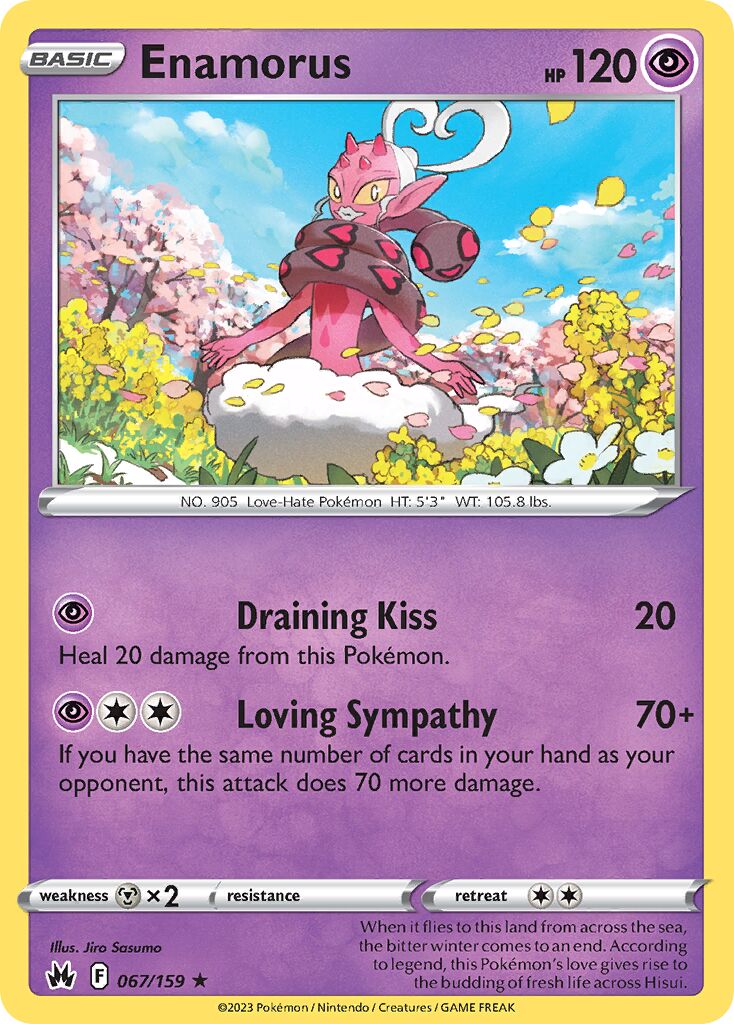 Enamorus 067/230 — Crown Zenith (English Pokémon TCG card)