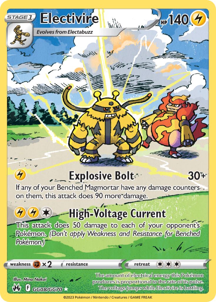 Electivire 008/230 — Crown Zenith (English Pokémon TCG card)