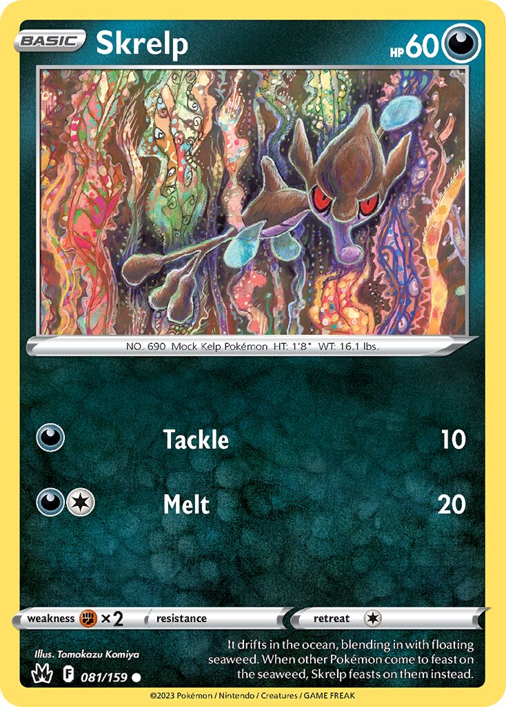 Skrelp 081/230 — Crown Zenith (English Pokémon TCG card)