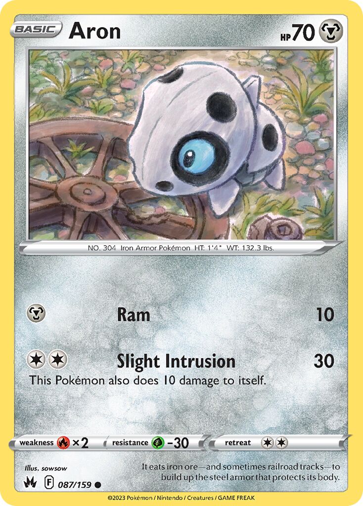 Aron 087/230 — Crown Zenith (English Pokémon TCG card)