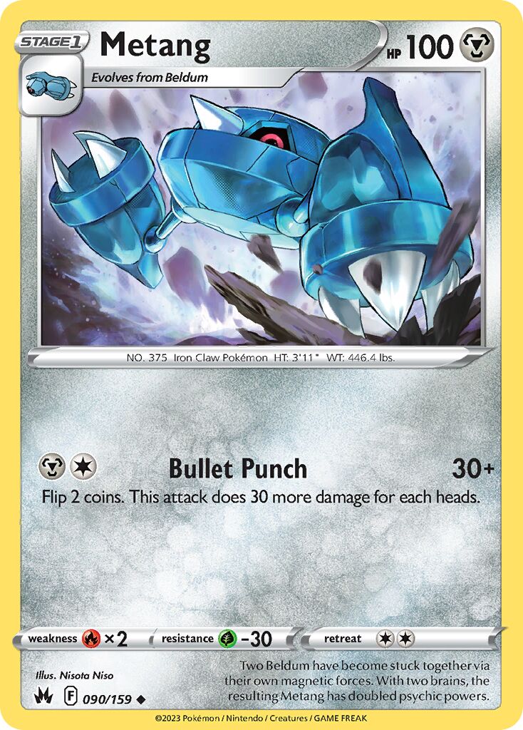 Metang 090/230 — Crown Zenith (English Pokémon TCG card)