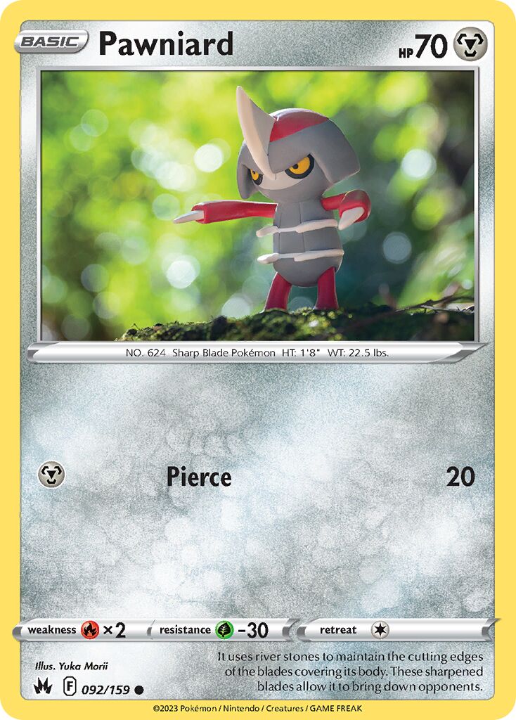 Pawniard 092/230 — Crown Zenith (English Pokémon TCG card)